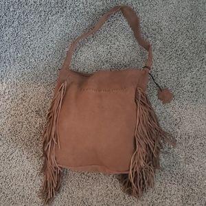 New Margot Genuine Leather Purse with Fringe Boho